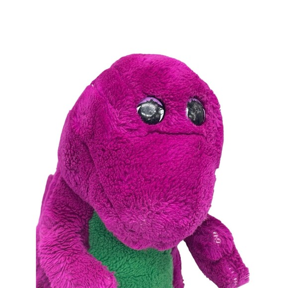 Vintage Barney The Dinosaur 12" Plush 1992 Lyons Group Purple Stuffed Toy - Picture 13 of 15